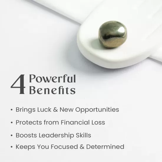 Natural Pyrite Stone for Wealth, Prosperity & Protection